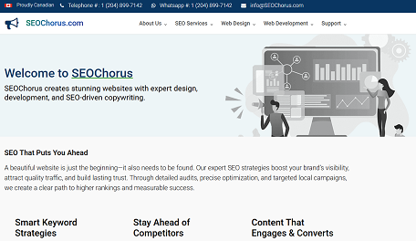 SEOChorus.com Web Design